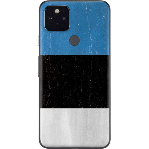 Estonia Flag Distressed Google Pixel 5 Skin